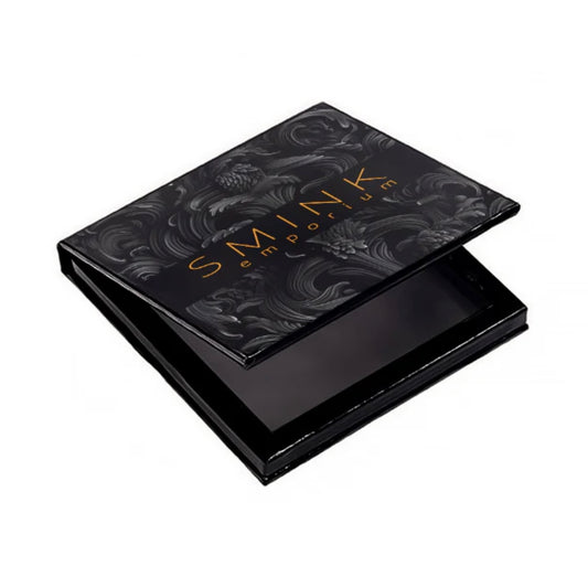 Open Smink eyeshadow palette for customizing your own shade selection